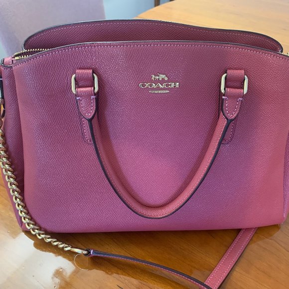 Pink Coach Cross Body Bag - Picture 1 of 13